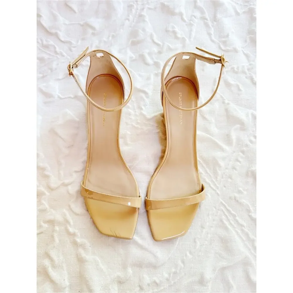 Stuart Weitzman Nudistcurve Wedge Sandal Size 11